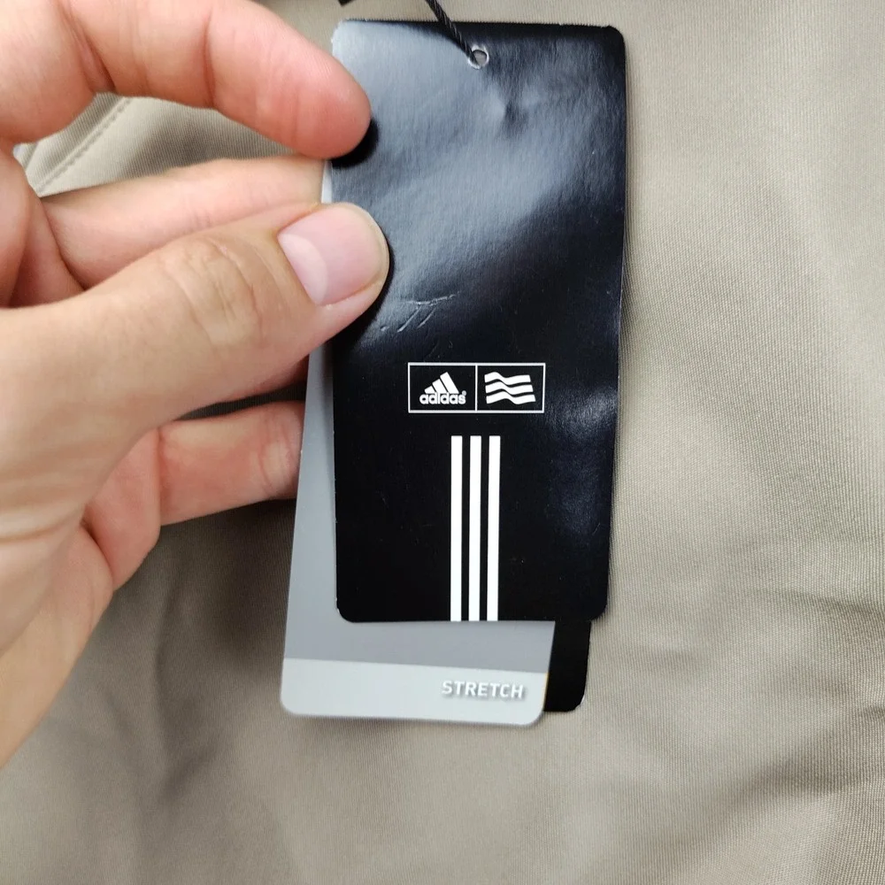 Adidas Golf Pants Mens 46x38 Climalite Stretch Khaki Preppy NWT